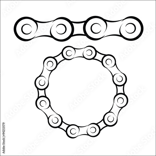 Bicycle chain sketch