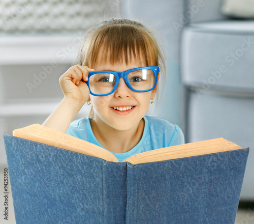 Beautiful little girl with ...