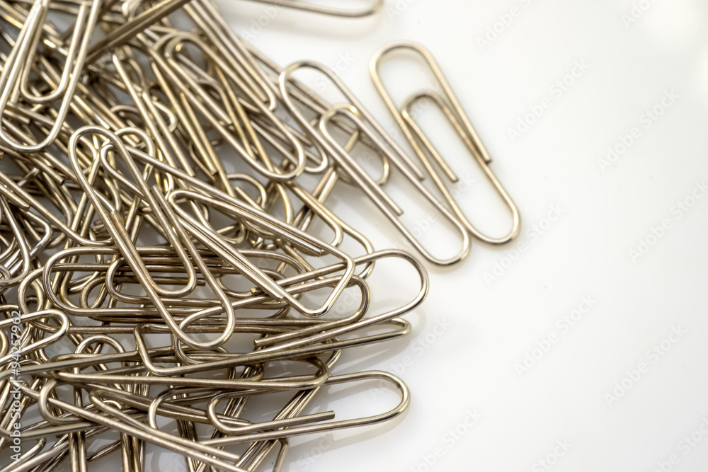 clips stack with copy space for your text on a white background clips stack with copy space for your text on a white background