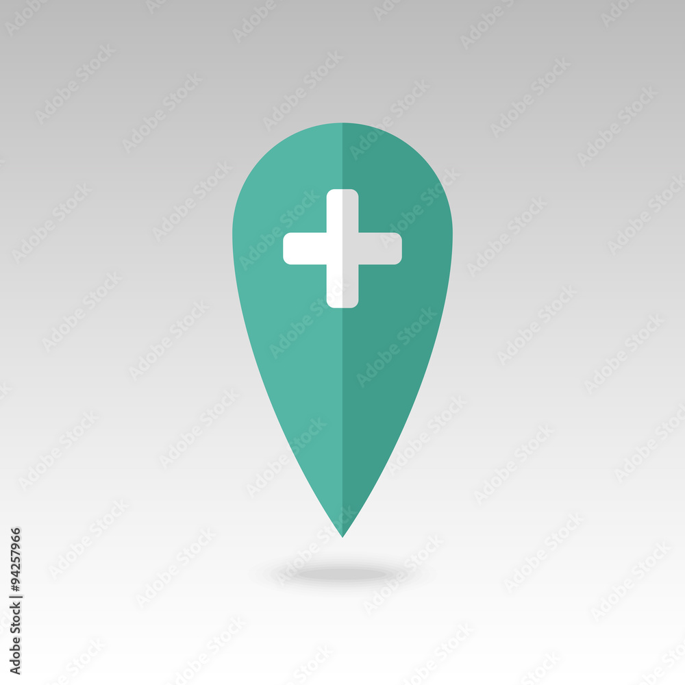 Plus, Hospital ,Pharmacy, Clinic pin map icon. Plus, Hospital ,Pharmacy, Clinic pin map icon.