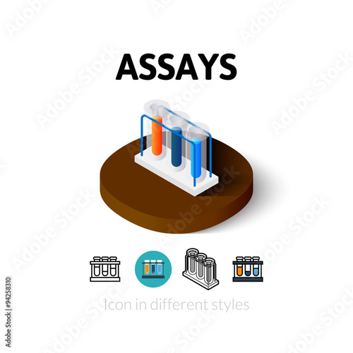 Photography Assays icon in different style