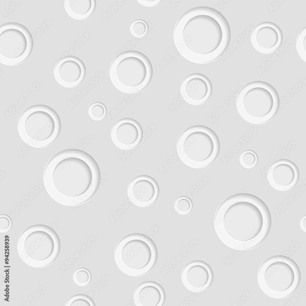 Grey paper circles seamless pattern design Grey paper circles seamless pattern design