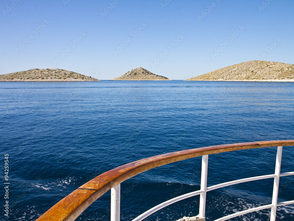 Croatia, cruising along Kornati islands