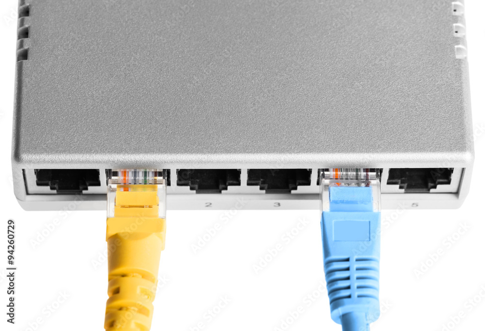 router with wires closeup router with wires closeup