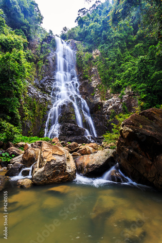 Sunanta Waterfall in Khao Nan National Park photo