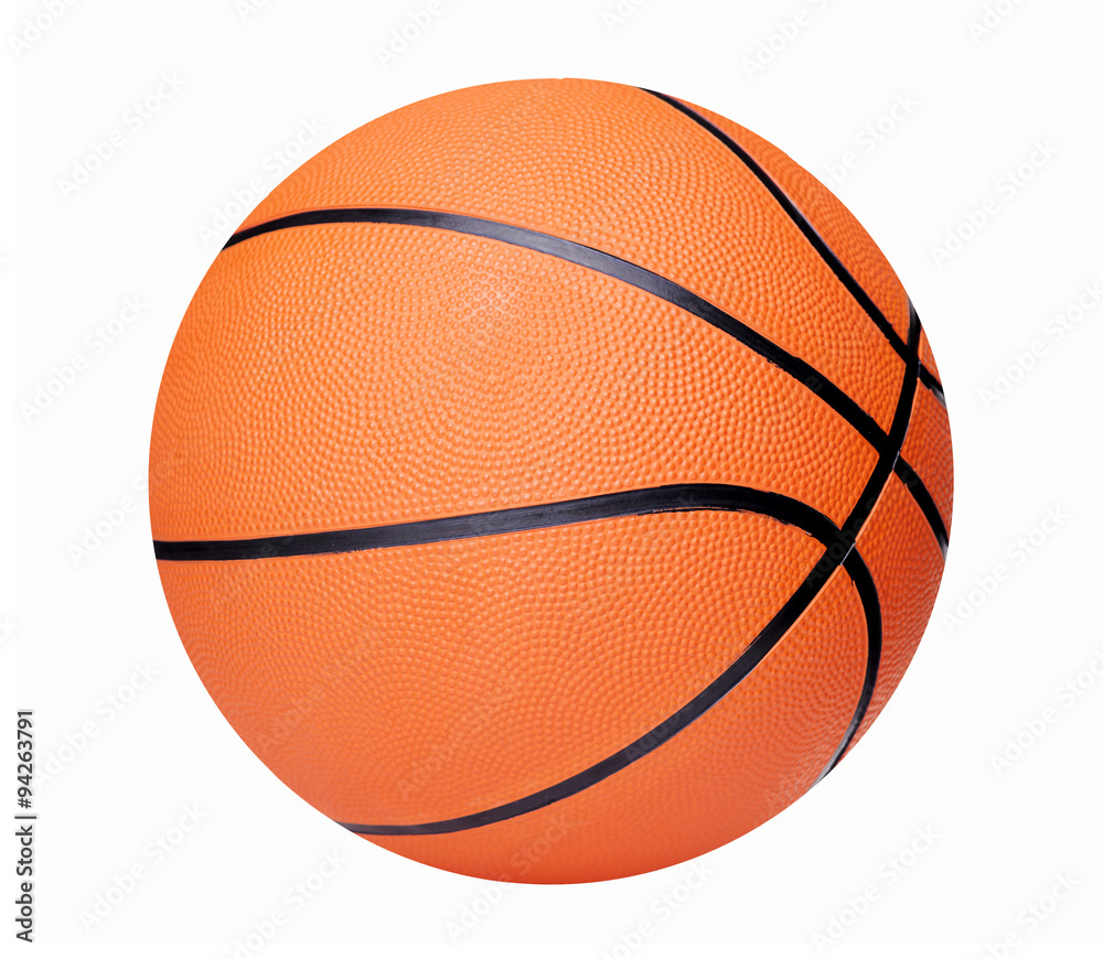 Fototapeta premium Basketball isolated over white background