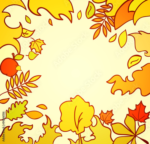 Autumn Card Illustration