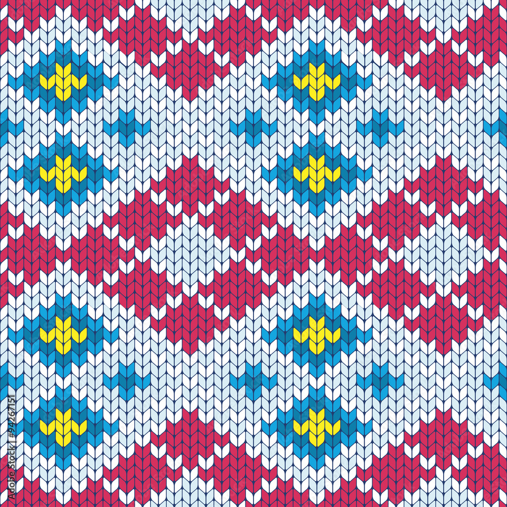 Christmas Seamless Knitting Pattern Christmas Seamless Knitting Pattern