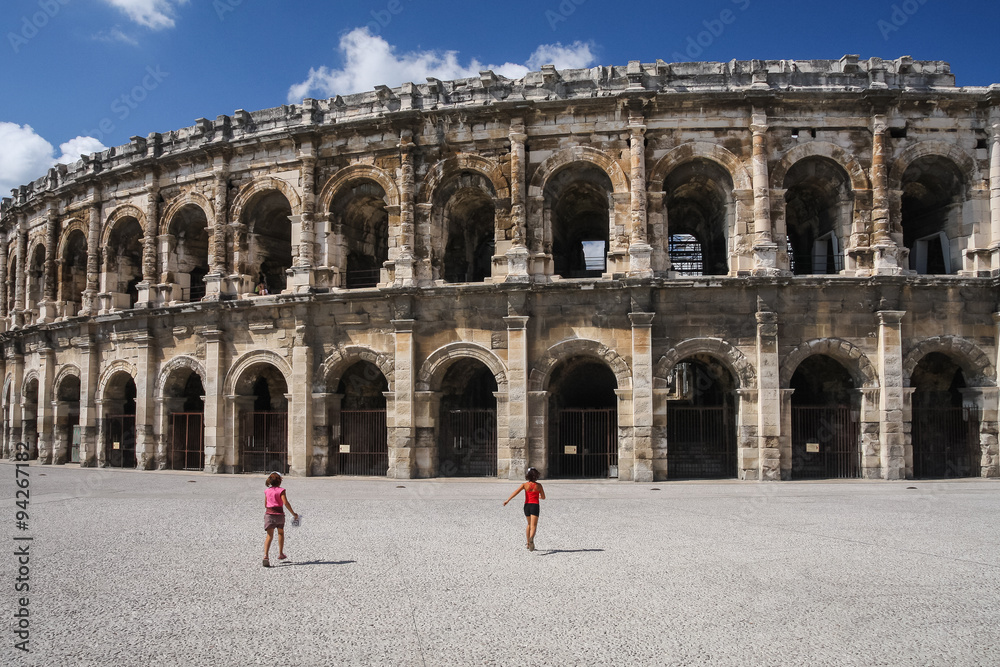Amphitheater in Nimes, France