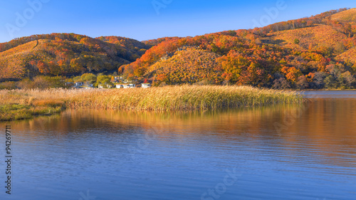 Lake in the evening