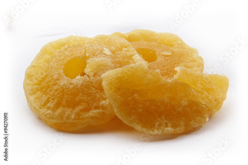 Dried fruits isolated on white background.