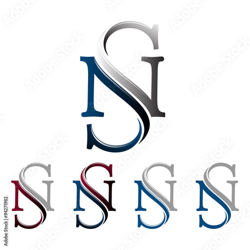 SN - NS Elegant Business Logo Template