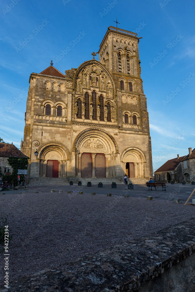 The Basilica of Vezelay, Burgundy, France. Starting point for the Camino de Santiago