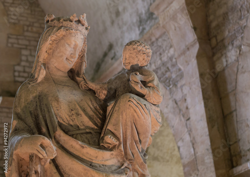 Cistercian Abbey of Fontenay in Burgundy, France. 