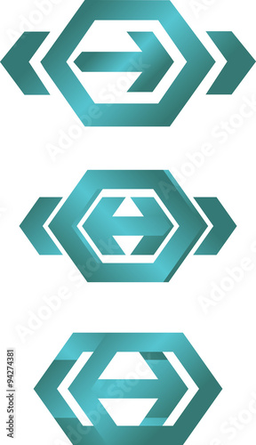 Arrow logo for business