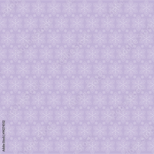 Christmas Snowflakes Pattern. Vector texture