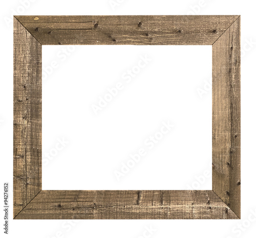 empty old barn wood frame