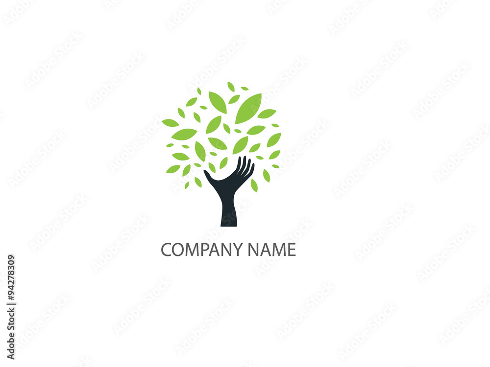 Obraz premium helping tree logo