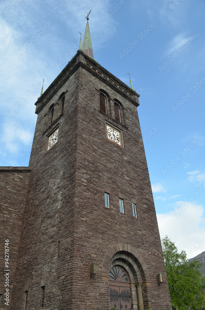 Tower of Narvik church