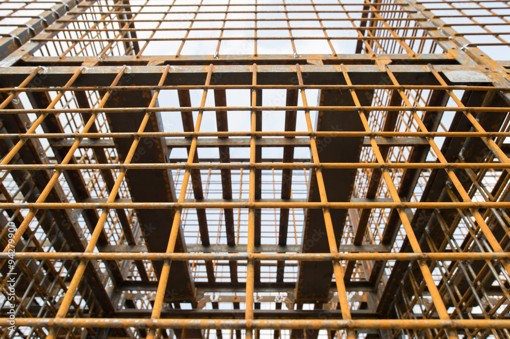 Rust metallic cage. Rust metallic cage.