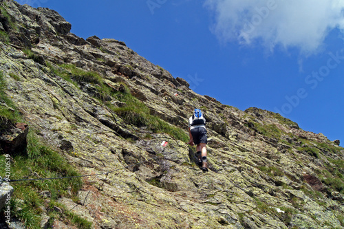 Aufstieg zur Pfandlspitz, Südtirol