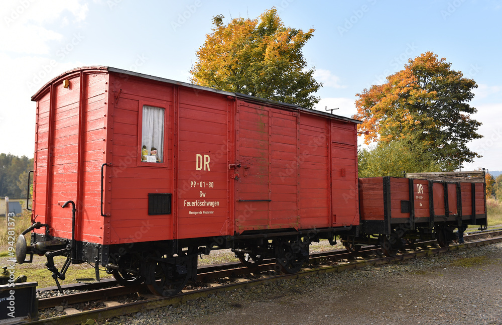 Alter Feuerlöschwagen