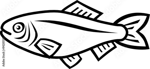 Simple Fish Vector