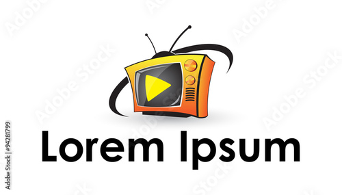 Icon for television and entertainment business