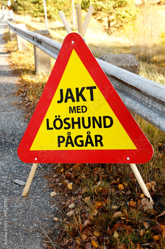 Obraz na plátně Jakt pågår