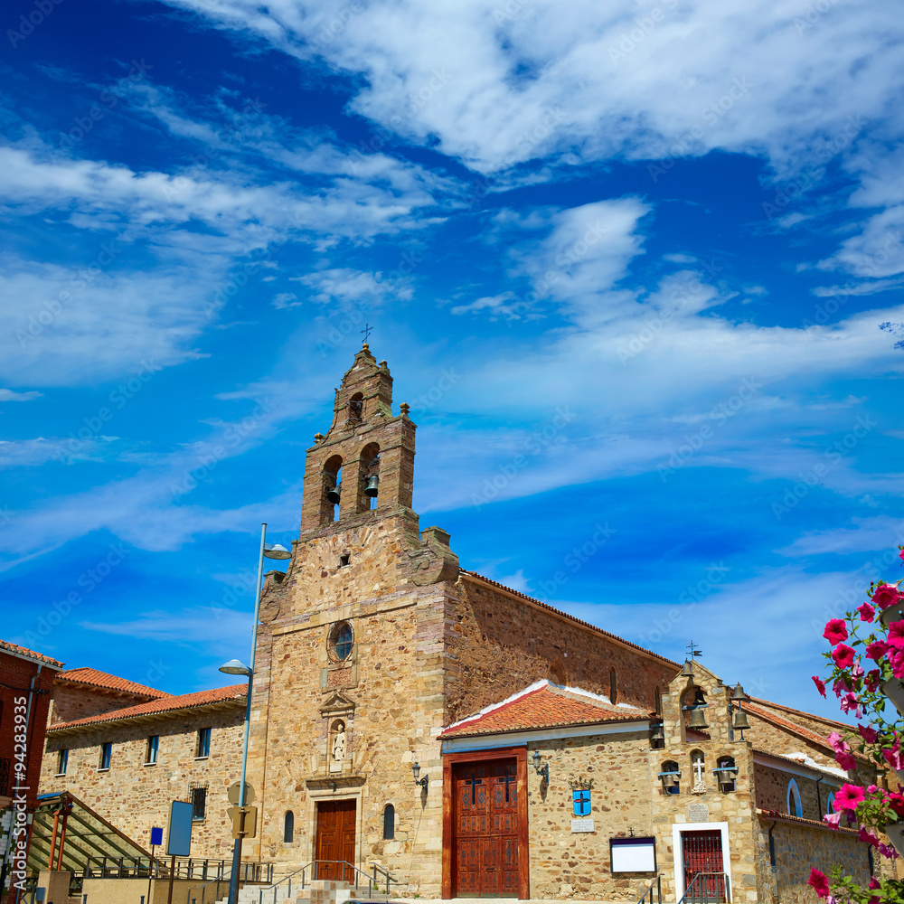 Fototapeta premium San Francisco church Astorga saint James Way