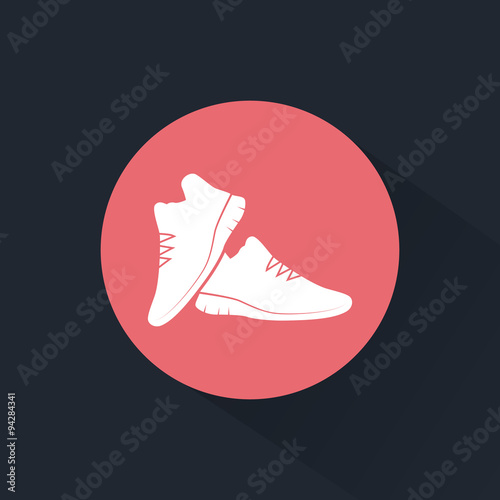 Sneakers pair icon