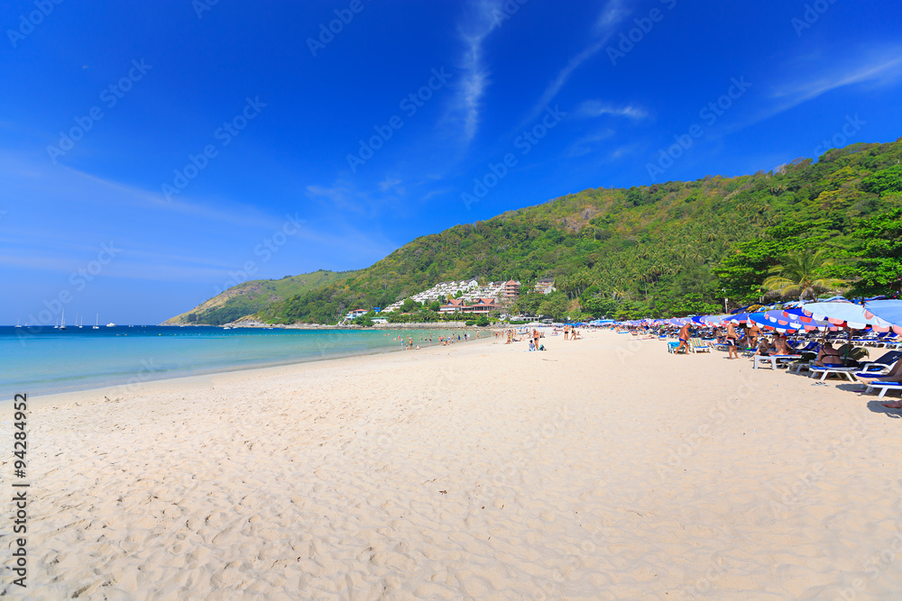 Beach on the island in Thailand Phuket