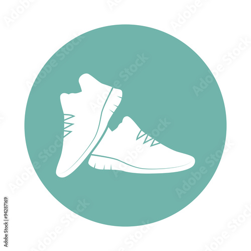 Sneakers pair icon