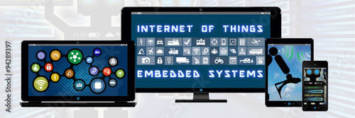 Obraz na płótnie ddc8 DigitalDeviceCollection - device collection - internet of things - embedded