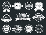 Design labels with the quality mark
