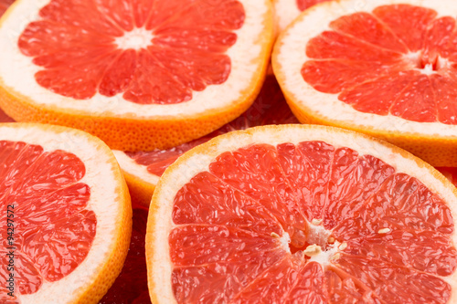 Grapefruit slices