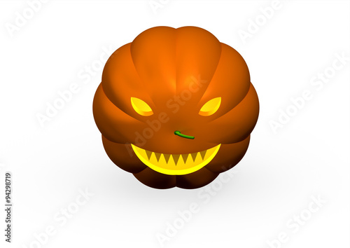 Illustration of Pumpkin on white background