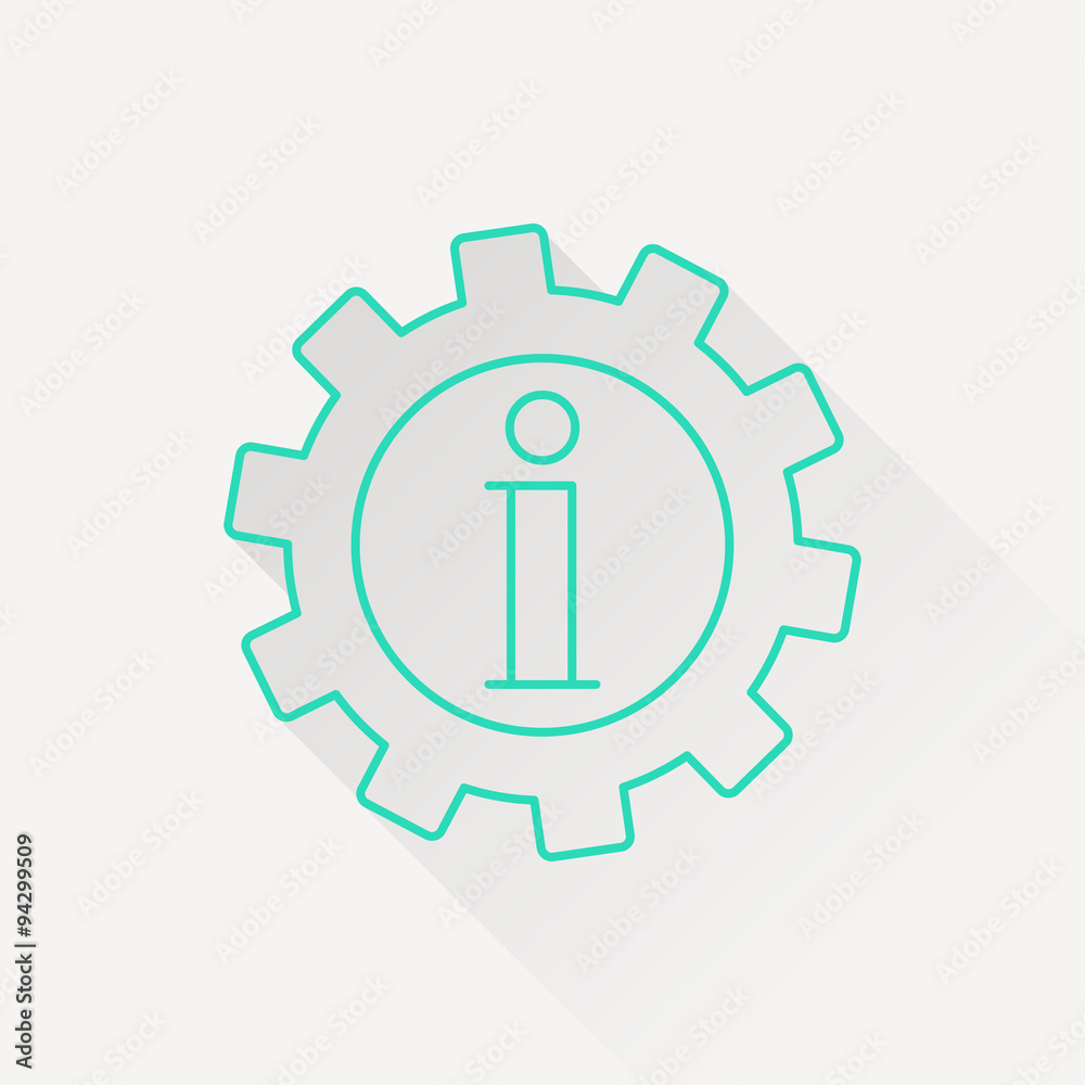 Technical information web icon, vector illustration Technical information web icon, vector illustration