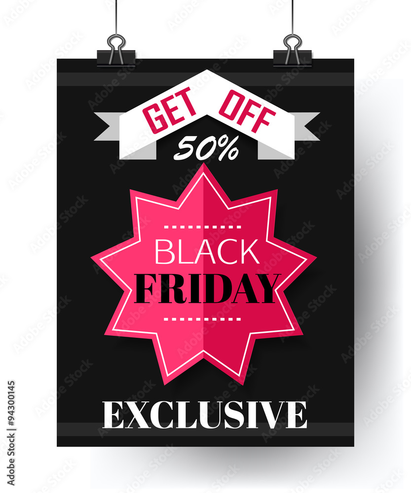 Black Friday Super Sale flyer. Black Friday Super Sale flyer.