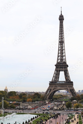 Vue de Paris depuis le Trocadero