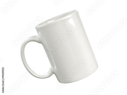 Mug mock up on white background
