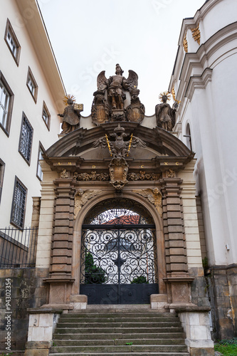 gate of Church of the Assumption of Virgin Mary