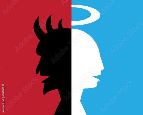 two-faced man,hypocrite, deceitful person