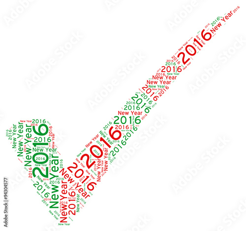 Check Mark New Year 2016