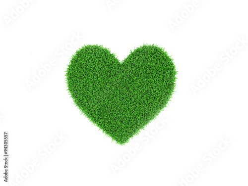 Heart shape Grass 