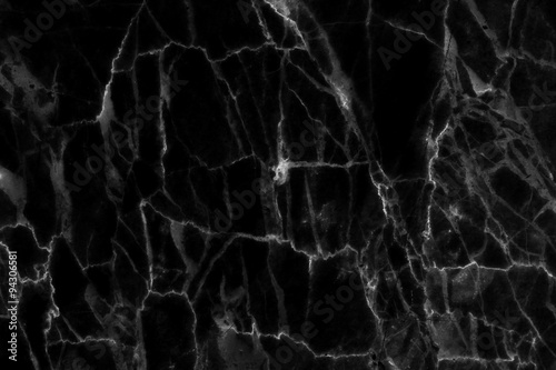 Black (dark) marble patterned (natural patterns) texture background.