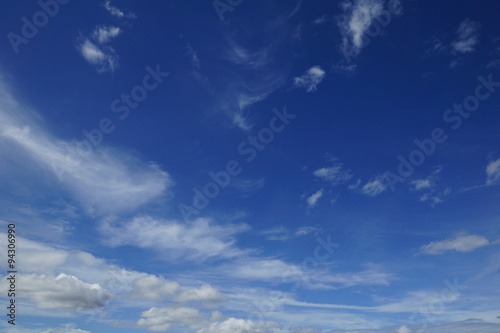 blue skies with occassional cloud patches