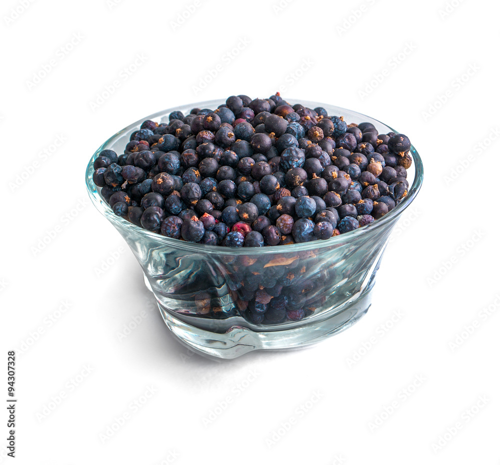 Bowl of frozen wild blueberries isolated on white background Bowl of frozen wild blueberries isolated on white background