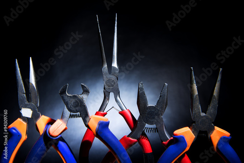Pliers in a set