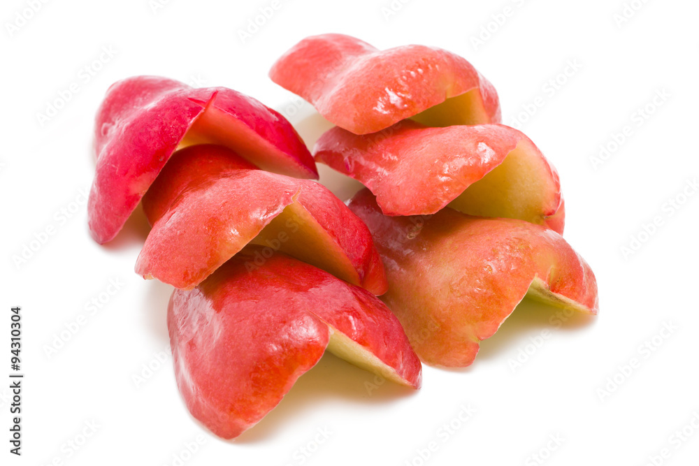 Rose apples isolated on white background Rose apples isolated on white background